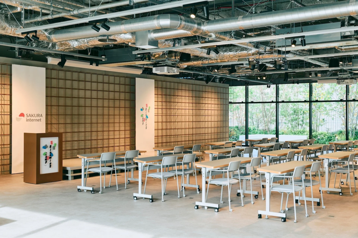 Blooming Campの施設内部