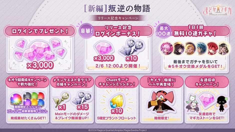 リリース記念キャンペーン