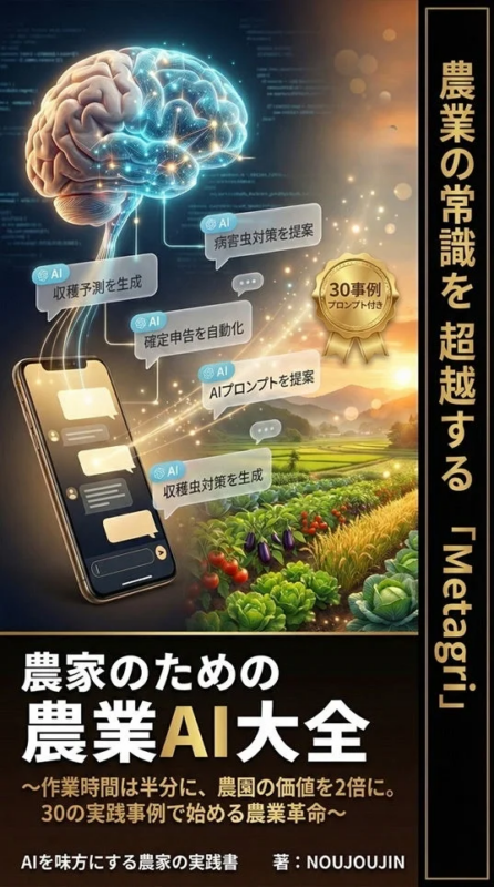 書籍『農家のための農業AI大全』表紙