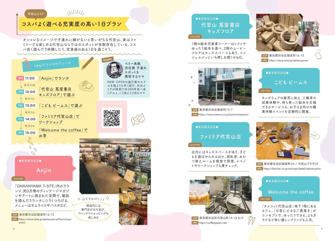 代官山エリアの1日モデルプラン