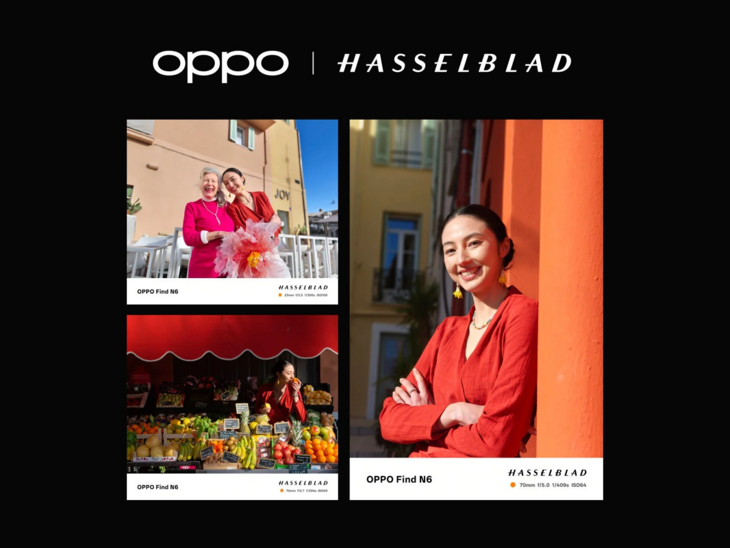 Hasselbladで撮影されたライフスタイル写真のコラージュ