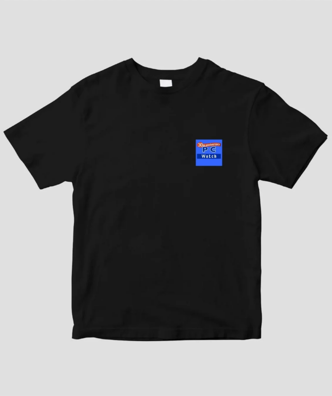 PC Watch 30周年記念Tシャツ