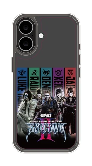 聖飢魔II メンバー5人のデザイン 背面ケース