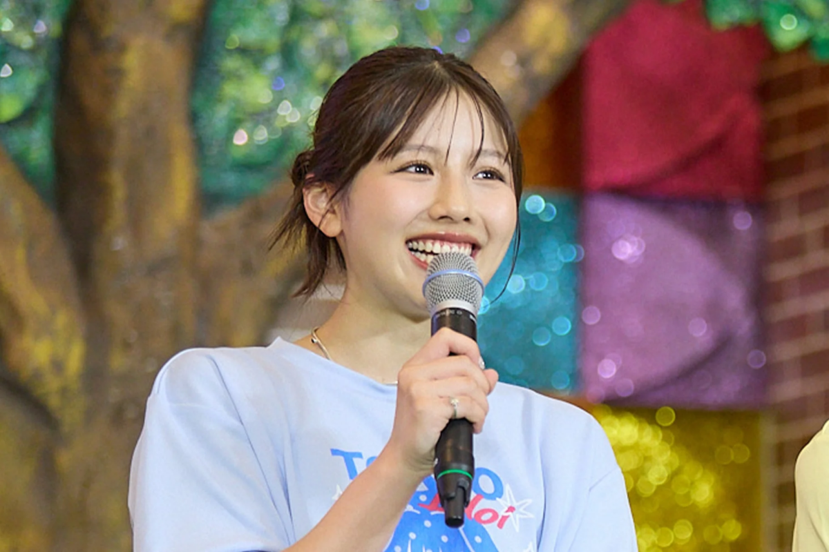 笑顔で語る渡邉美穂さん