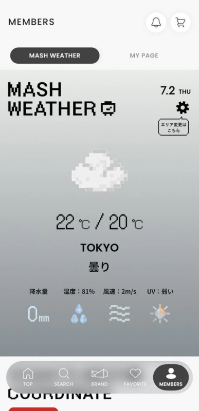 MASH WEATHER MY PAGE 7.2 THU