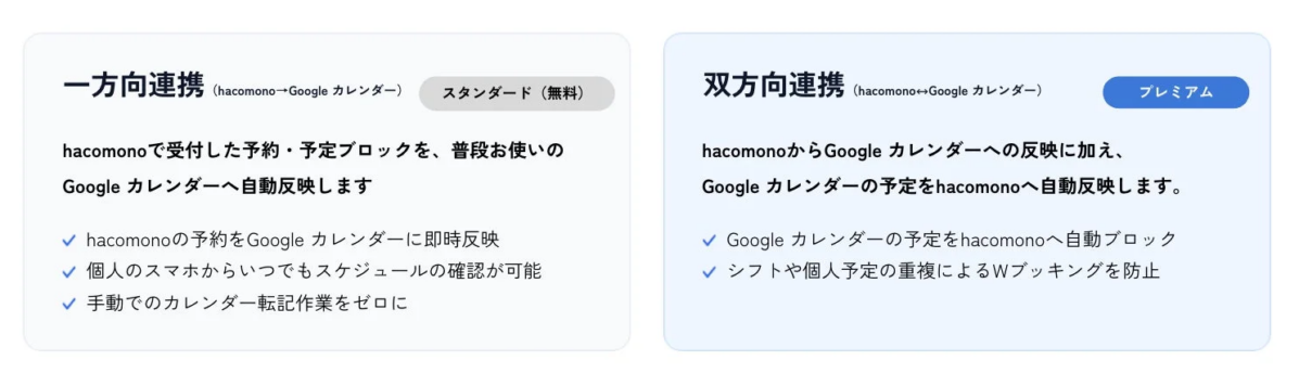 一方向連携と双方向連携の比較